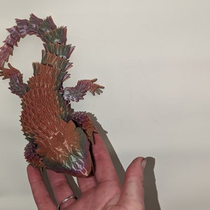 ARTICULATED ARMADILLO LIZARD little dragon 3D printed flexible flexi Toy fidget sensory Discounted Shipping Applied image 9