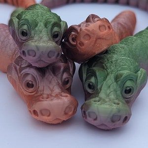 Articulated Ball Python Toy: A Unique Addition to Your Home Decor | Great for Snake lovers & Fidget Friendly| Expertly 3D Printed