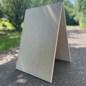 Blank Wood A Frame Sandwich Board Sidewalk Wooden Welcome Sign