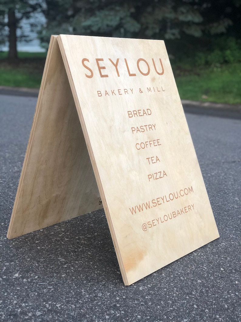 Custom Wood AFrame Sign Etsy