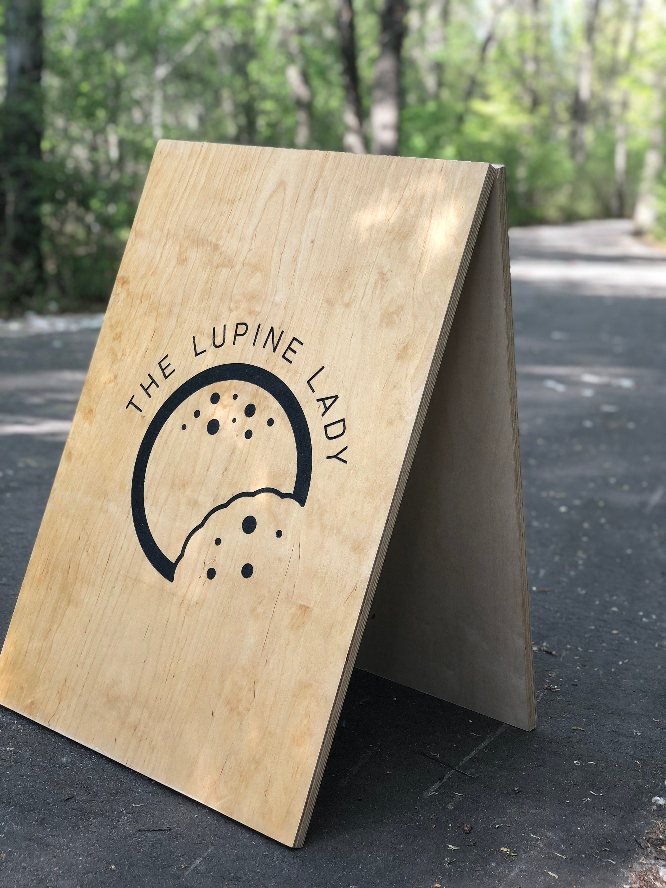 Custom Wood Aframe Sign Wood Business Sign Outdoor Sign Etsy