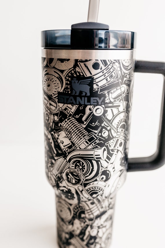 Personalized Stanley Tumbler 30oz 40oz Rose Quartz Custom Engraved  Christmas Gift for Her Insulated Travel Mug Custom Tumbler 