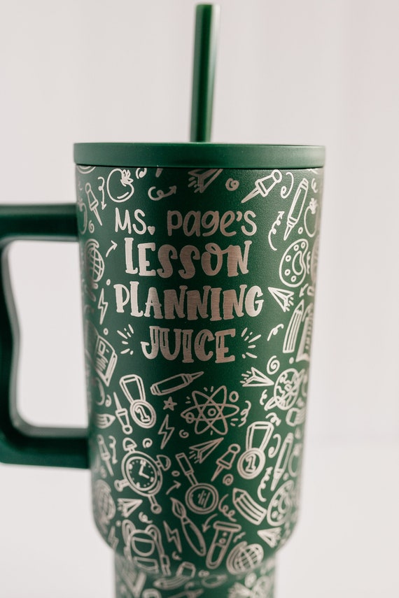 Simple Modern 40oz Trek Tumbler Teacher Design lesson Planning Juice  Personalized 