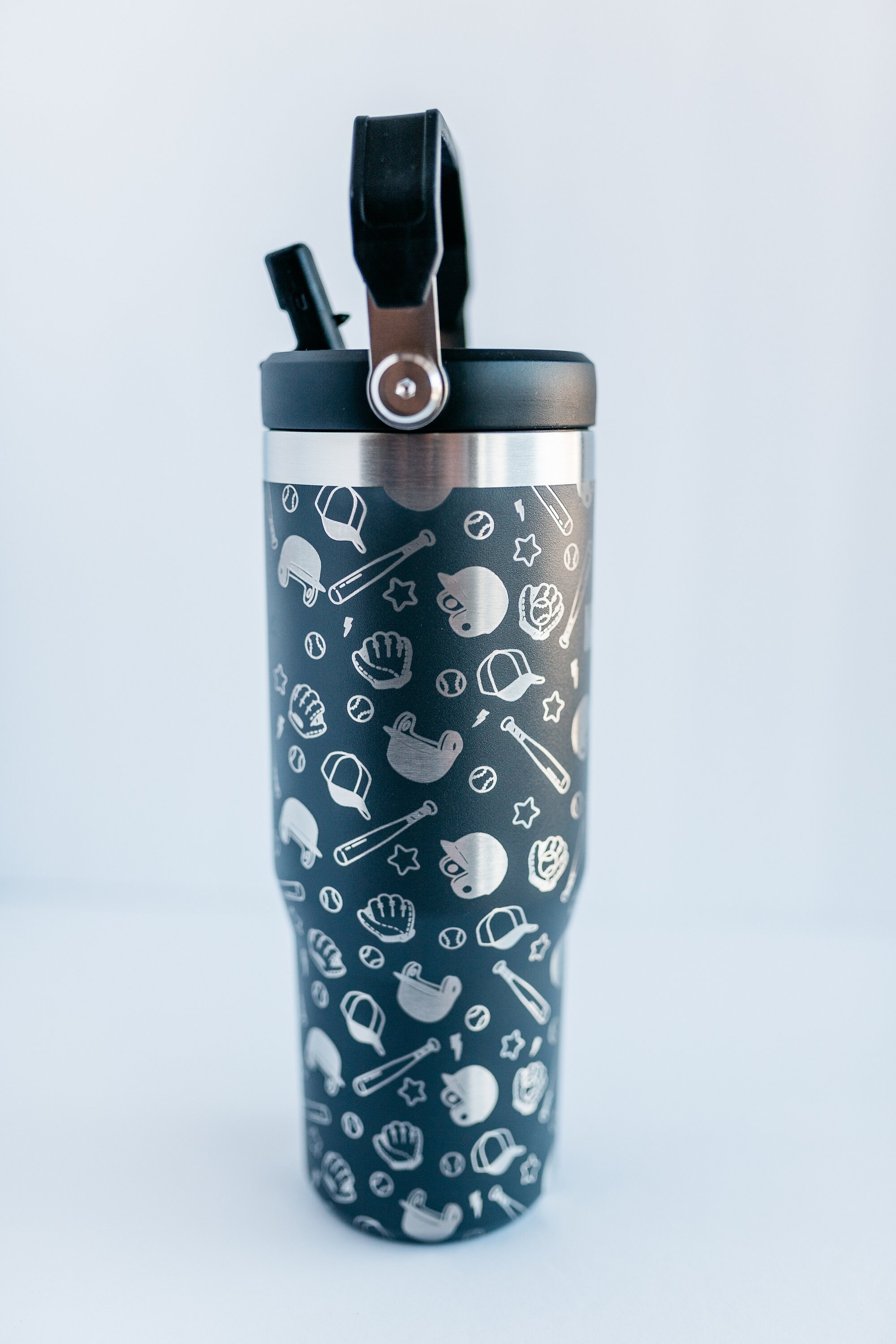 Custom Jersey Number 30 OZ Tumbler — Maddie & Co.