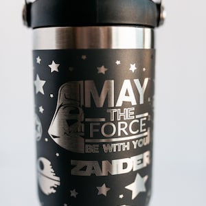 Stanley 30oz tumbler | Personalized STAR WARS Design Custom Engraved & Personalized | Perfect for Kids and teens at school or sports