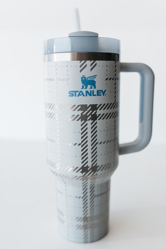 Stanley 40oz Tumbler Custom Engraved With Checkerboard With