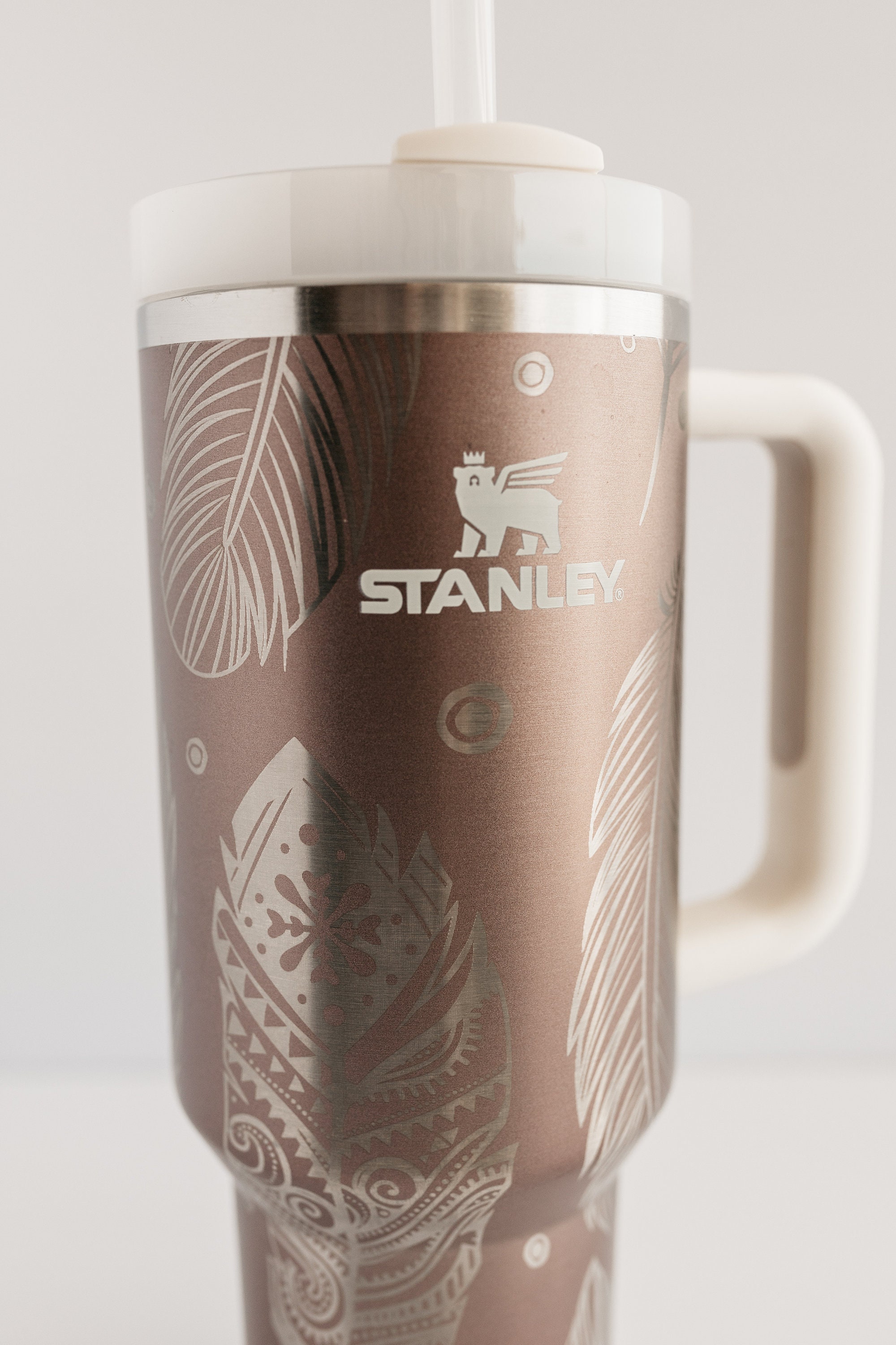 40oz Engraved Butterfly Tumbler With Handle, Stanley Dupe, Eras Tour –  ChiqueCreations