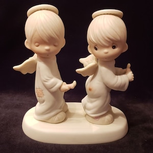 Vintage Precious Moments &quot;Holy Smokes&quot; Figurine E2351 - 1982 - Cedar Tree Mark