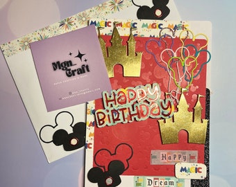 Magical theme park card