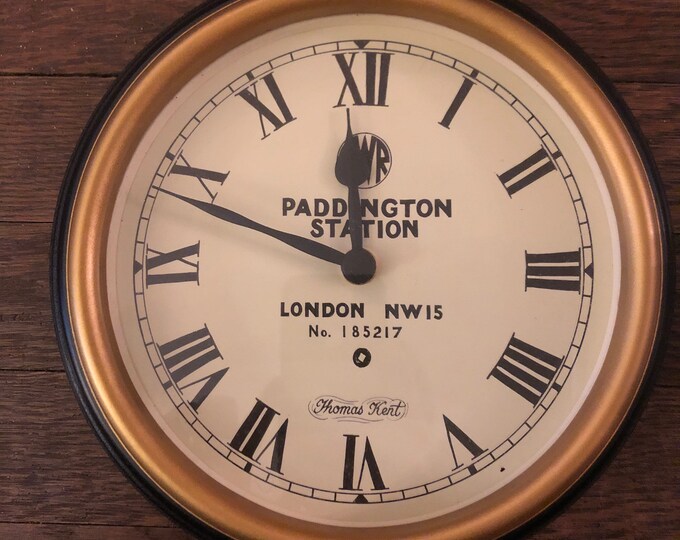 Thomas Kent Paddington Station Clock Etsy