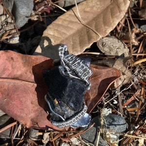 Elite Shungite NECKLACE wrapped in Sterling Silver
