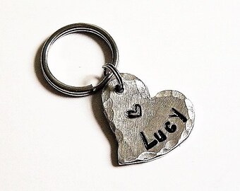 Small Heart Shaped Dog or Cat Tag - Heart Shaped Pet ID Tag - Pet Tag / Collar Tag