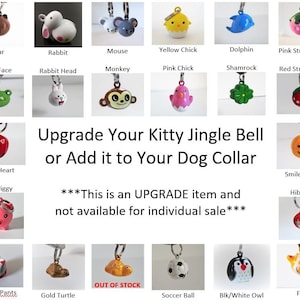 Jingle Bell Upgrade - With Purchase of Collar Only, not for individual sale - One Bell Per Collar