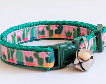 cactus cat collar