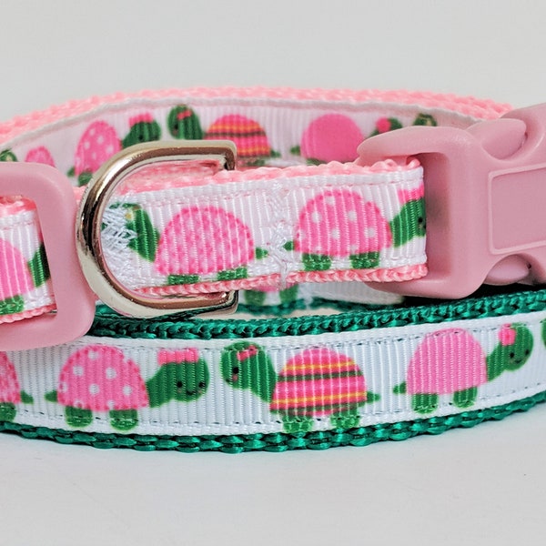 Turtle Dog Collar Etsy