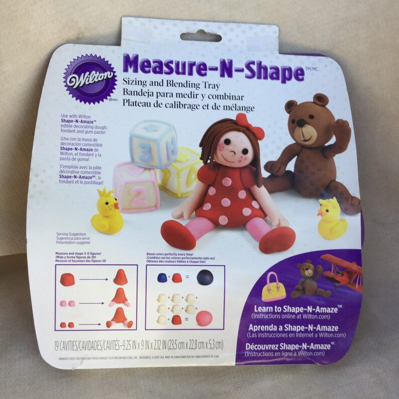 Wilton Measure N Shape Sizing And Blending Tray 409 2574 Nip Etsy