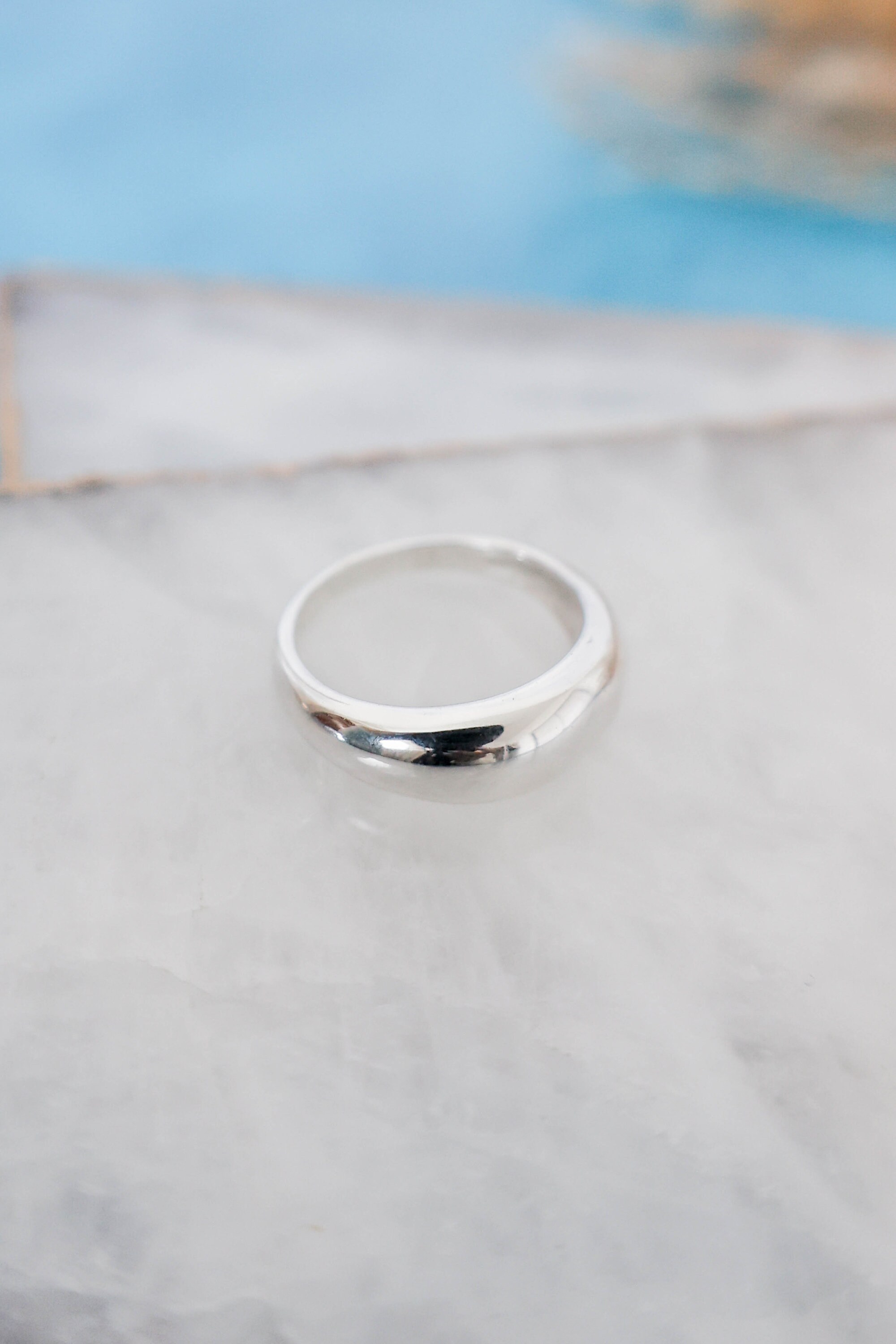 【INCHANT ME】[Silver 925] Double Layered Bold Ring DOCCESTU 925 Sterling Silver Shiny Interwoven Multi-Layer