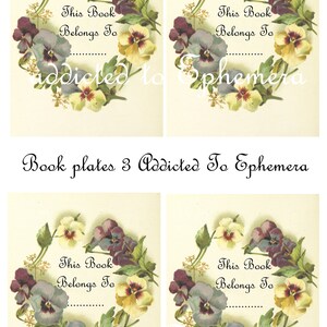 This Journal/book Belongs to Printable Book Plate Junk Journal - Etsy