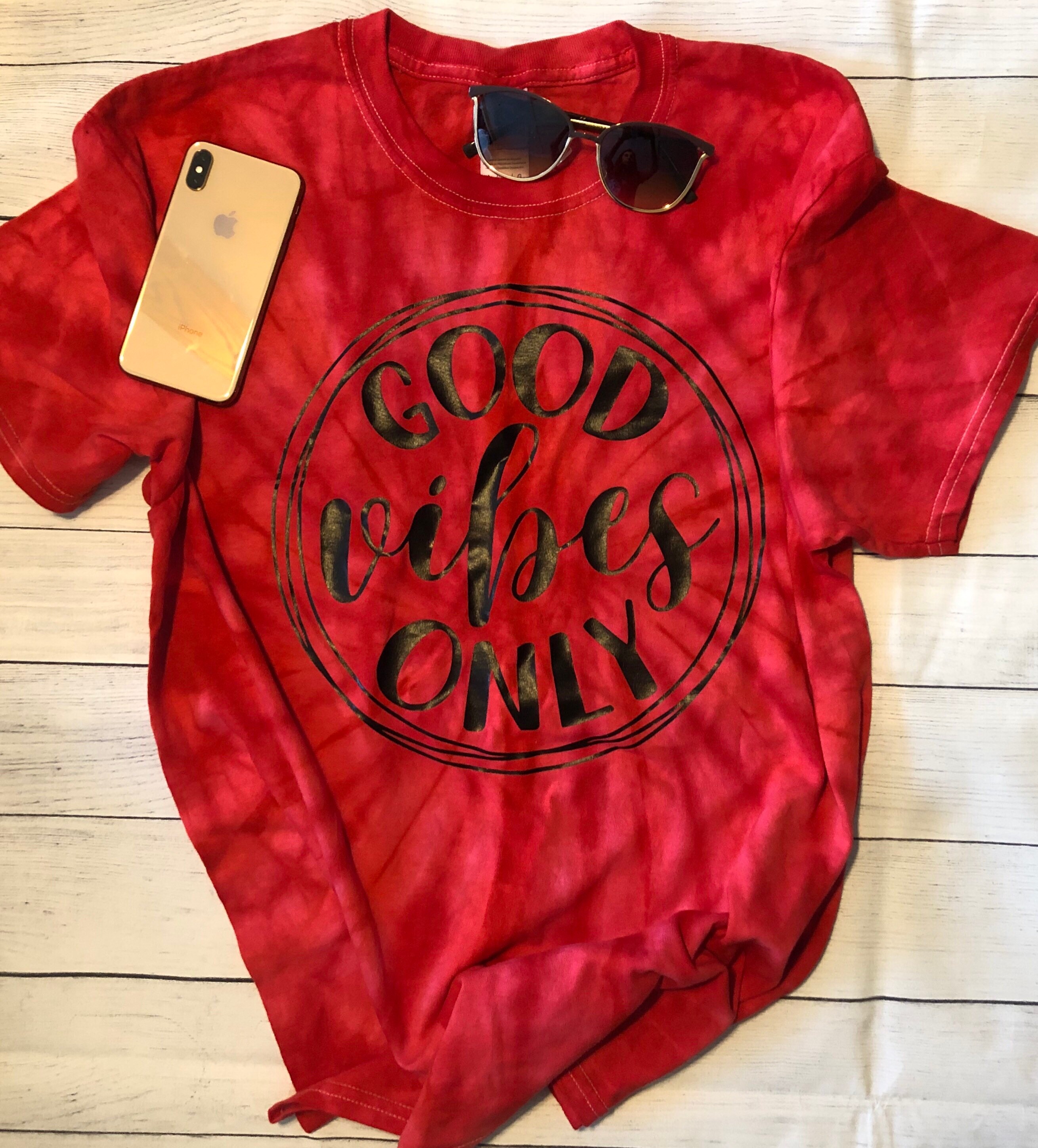Good Vibes Only Shirt Good Vibes Tie Dye Tie Dye Shirt Etsy