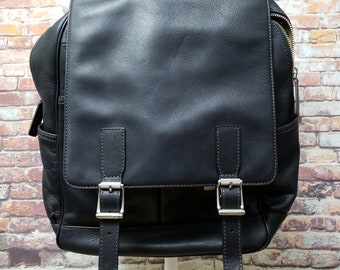 frye oliver leather backpack