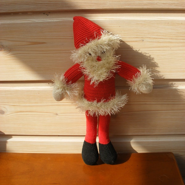 Père noel au crochet (Doudou, Amugurumi)