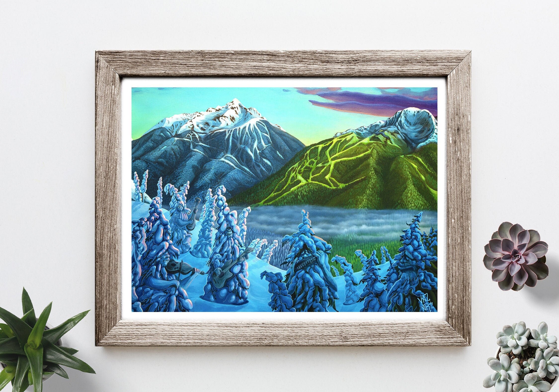 Wild Nature Art Pacific Northwest Art Summer Landscape Etsy