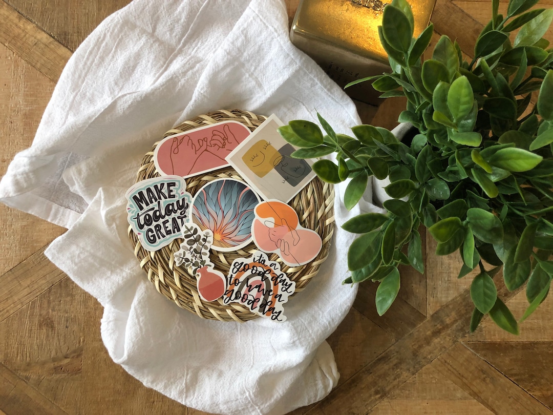 Boho Sticker Pack of 20 Aesthetic Stickers - Etsy