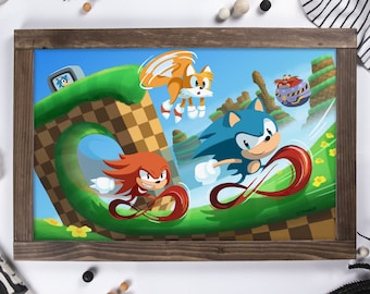 Poster Sonic - colours, Wall Art, Gifts & Merchandise