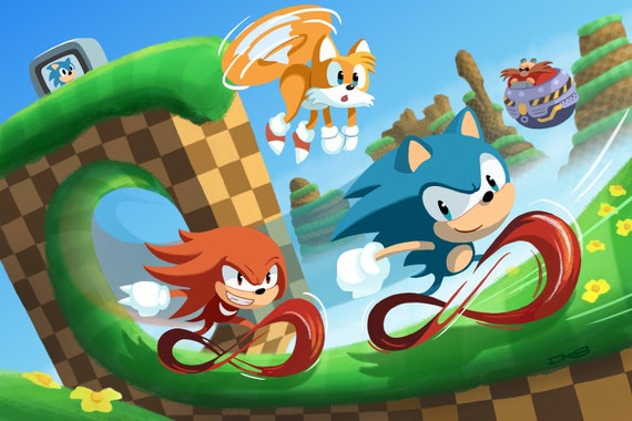 Sonic Mania Plus Poster