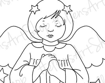Praying Angel by HellensArt