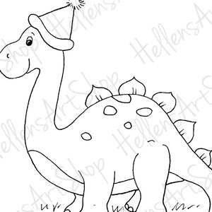 Birthday Dino by HellensArt