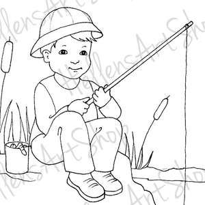 Fishing Day by HellensArt
