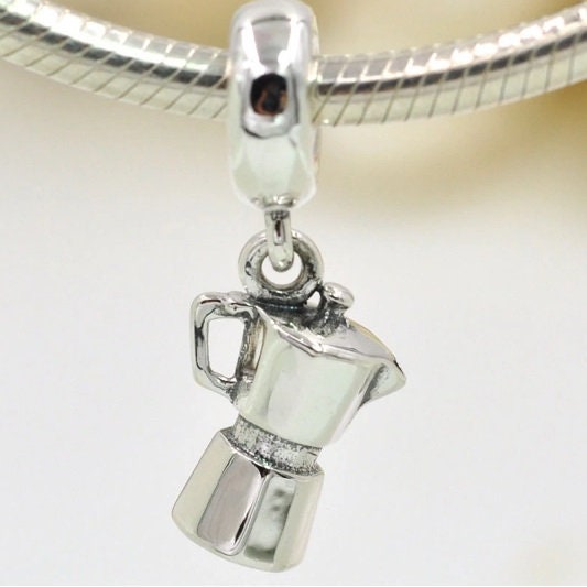Italian Style Coffee Maker 100 Sterling Silver Fit European Women