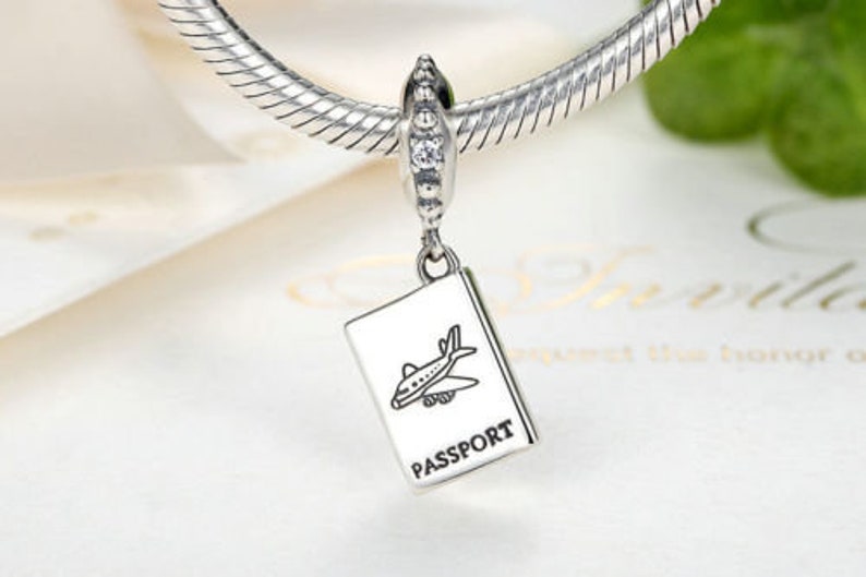 Citizen of the World Passport Dangle Charm