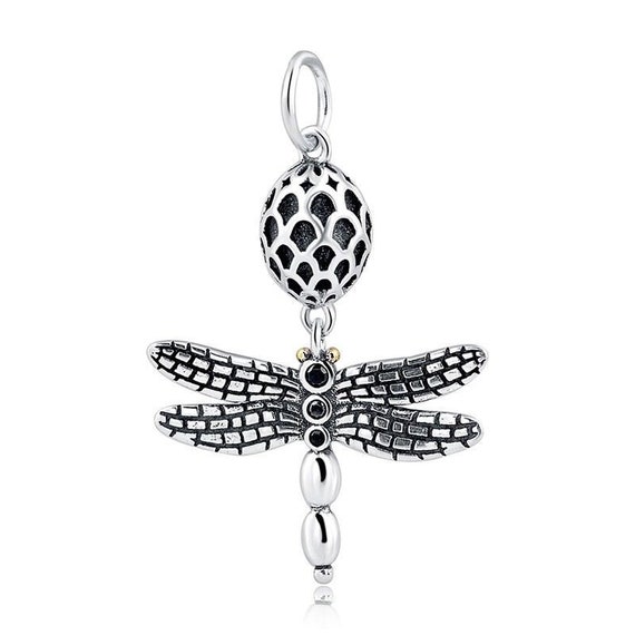 Bee Charms with CZ Stone 925 Sterling Silver Dangle Insect Animal Charm for  Bracelet