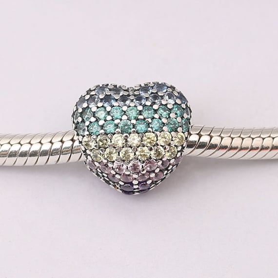 Pandora pave open hotsell my heart clip