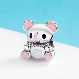 Australia Cute Koala Perline adatte a braccialetti e collana con