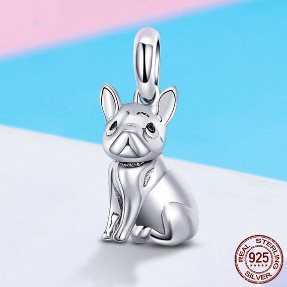 Bulldog Hecho a Mano Pulsera /& Bolsa De Regalo-envío mismo día ** Gratis **