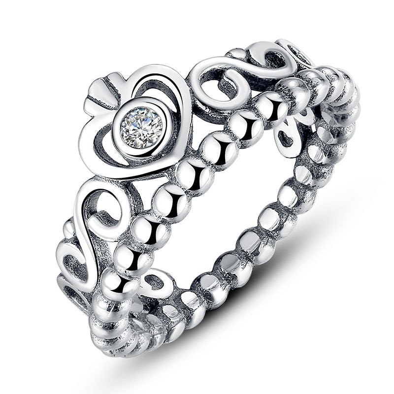 New Pandora Sterling Silver My Princess Stackable Ring -  Israel