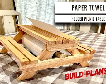 Paper Towel Holder Picnic Table Plans, Picnic Table Decorations Plans, Paper Towel Dispenser Plans, Paper Towel Holder Plans