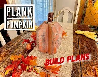 Plank Pumpkin Plans, Pumpkin Plans, Fall Pumpkin Plans