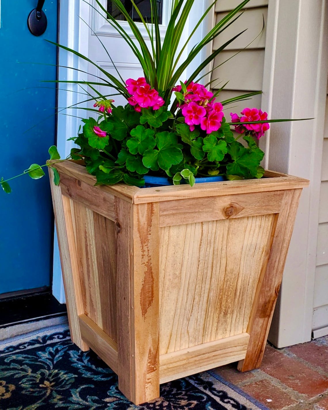 Three Picket Box Planter Plans Fence Picket Planter Plans Etsy Australia