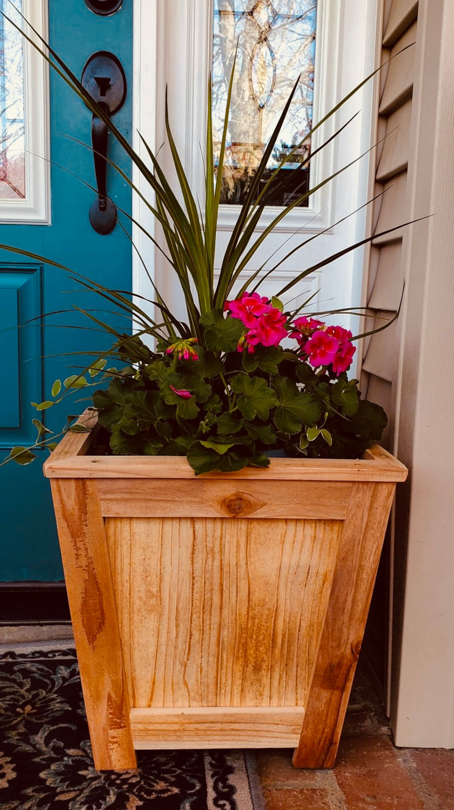 Three Picket Box Planter Plans Fence Picket Planter Plans Etsy