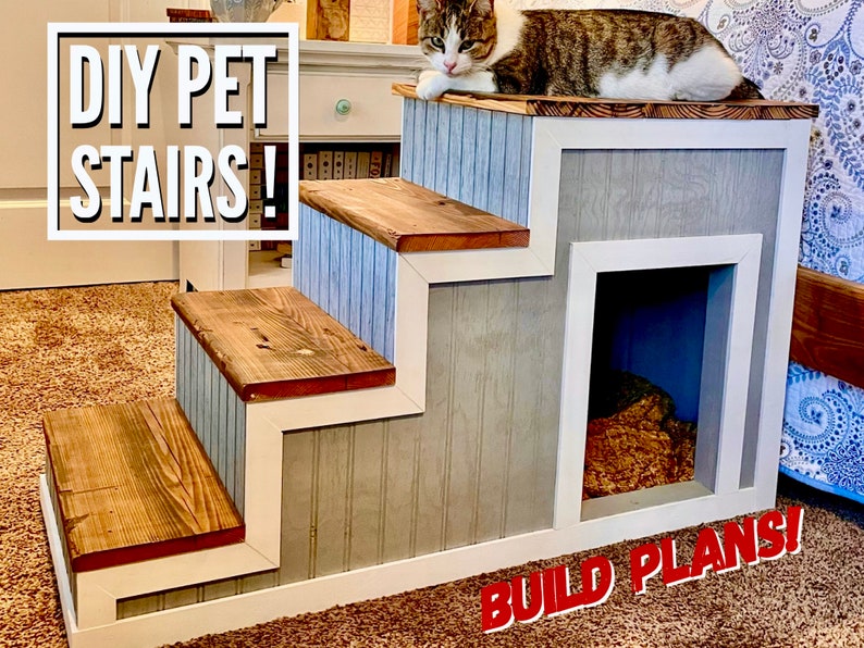 DIY Pet Stairs/steps Dog Bed Stairs Dog Bed Steps Pet Bed Etsy