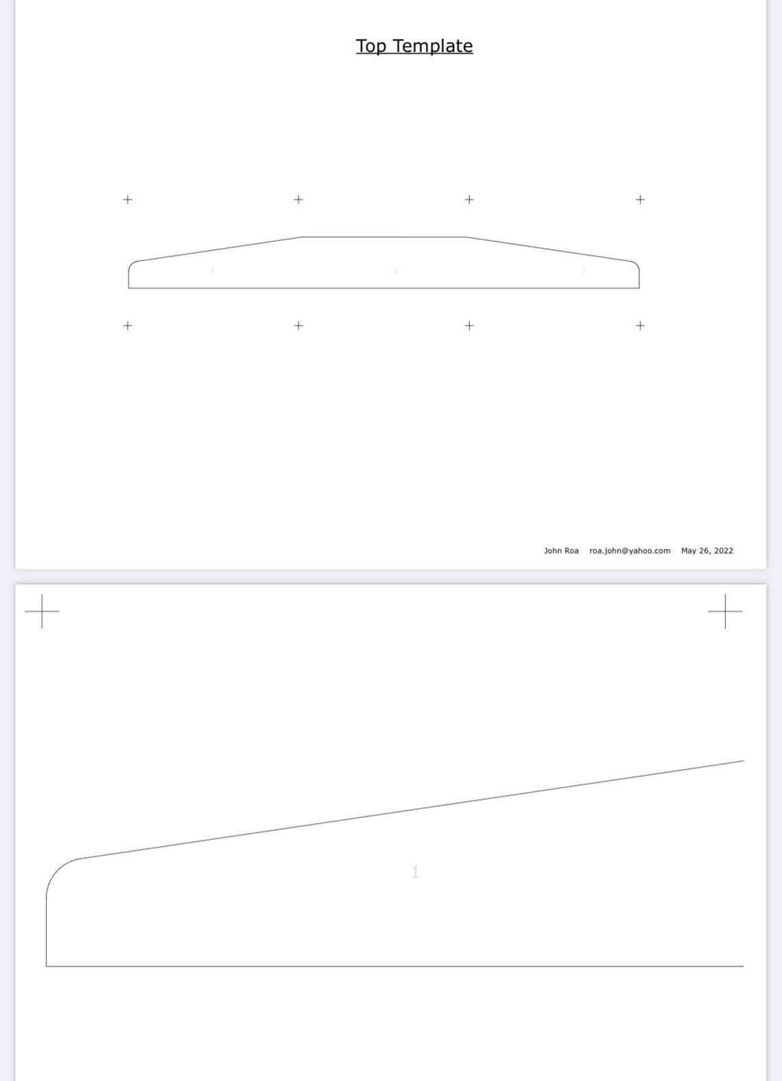 Pedestal Leg Template, Pedestal Template, Square Wood Turning Template ...