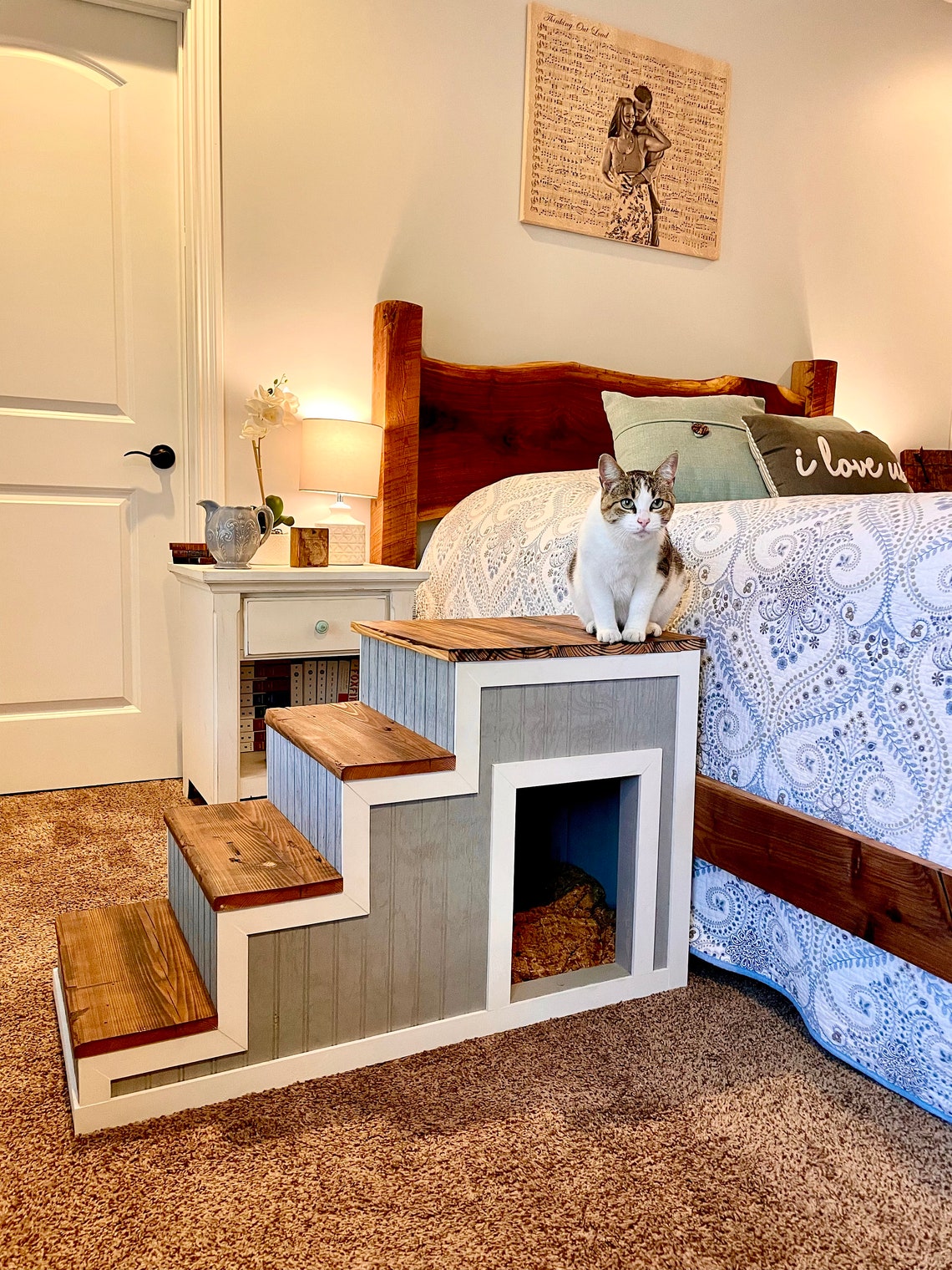 DIY Pet Stairs/steps Dog Bed Stairs Dog Bed Steps Pet Bed Etsy