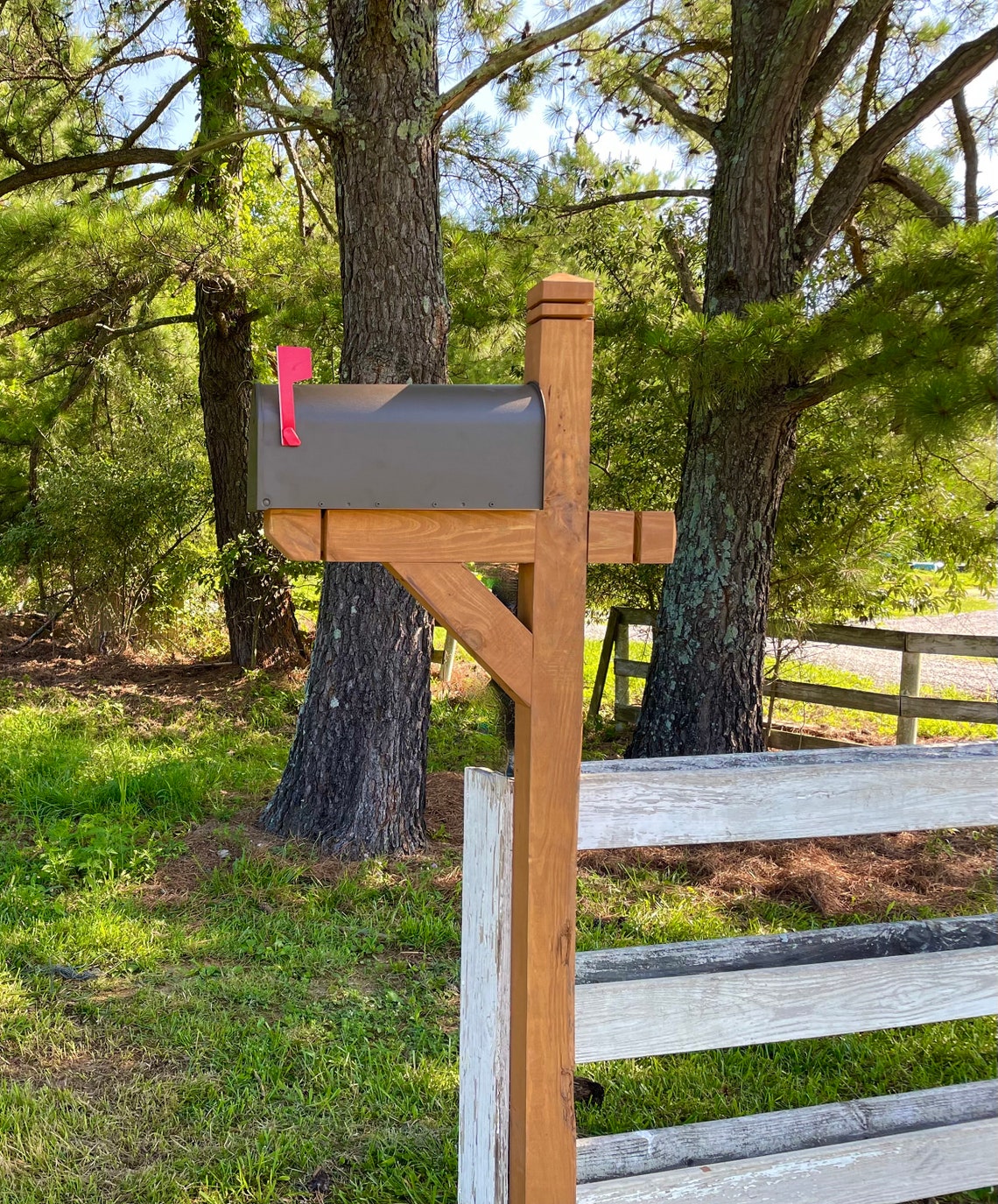 Decorative Mailbox Post Plans, Mail Box Post Plans, Letter Box Post ...