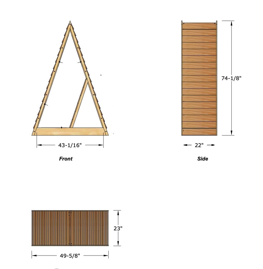 firewood rack types comparison chart a-frame expandable covered woodshed
