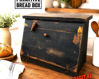 Primitive Bread Box Digital Build Plans