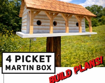 Martin Box Plans, Purple Martin Box Plans, Birdhouse Plans, Martin Box, Diy Martin Box, Wooden Martin Box Plans, Build Plans, Martin House